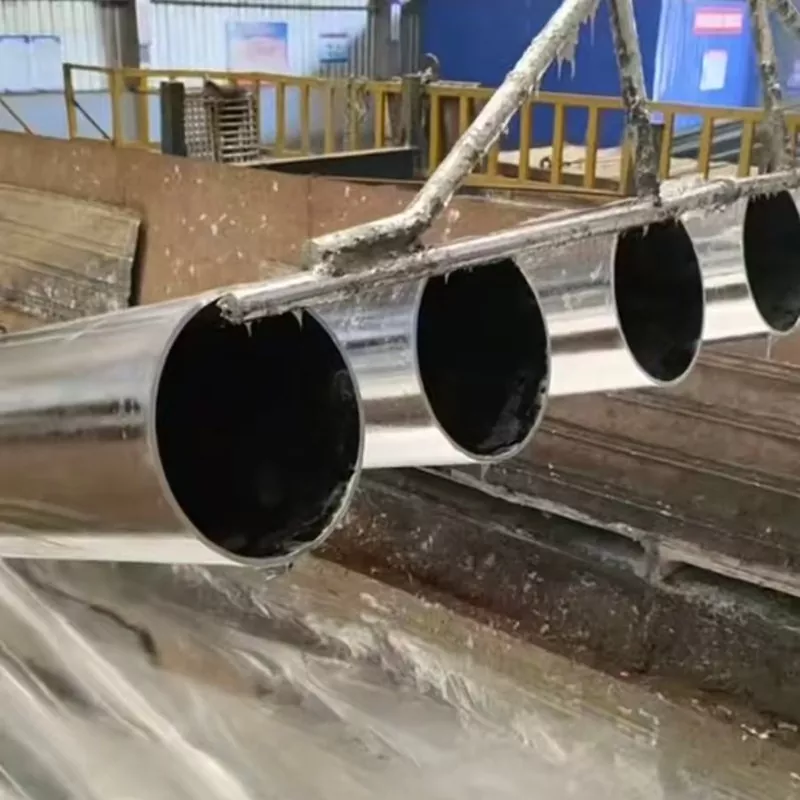 Galvaniseret rundt rør